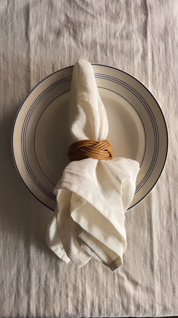 French Linen Napkins - Charvet Éditions