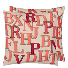 Load image into Gallery viewer, Alphabet Parchment Cushion - John Derian
