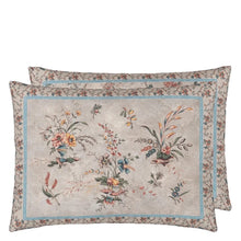 Load image into Gallery viewer, Vintage Floral Linen Cushion - John Derian
