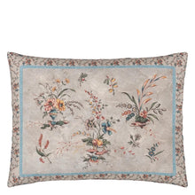 Load image into Gallery viewer, Vintage Floral Linen Cushion - John Derian
