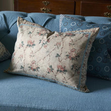 Load image into Gallery viewer, Vintage Floral Linen Cushion - John Derian
