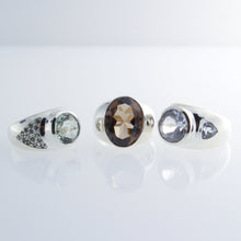 Load image into Gallery viewer, Venice Ring - Rock Crystal + Topaz
