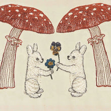 Load image into Gallery viewer, Mushroom Bunny Friends Card
