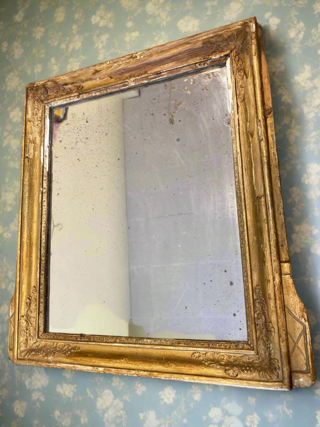 Vintage Gold Mirror - French Louis Philippe