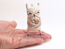 Load image into Gallery viewer, Easter Owl Ornament/Figure with Eggs
