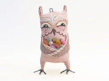 Load image into Gallery viewer, Easter Owl Ornament/Figure with Eggs
