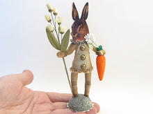 Load image into Gallery viewer, Bunny Face Garden Hare Figure
