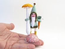 Load image into Gallery viewer, Field Gnome With Mushroom Figure
