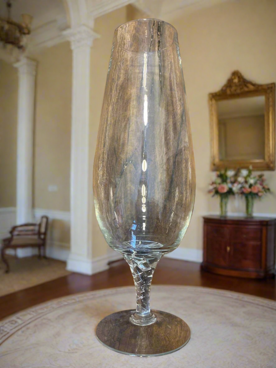 Antique French Glass Vase