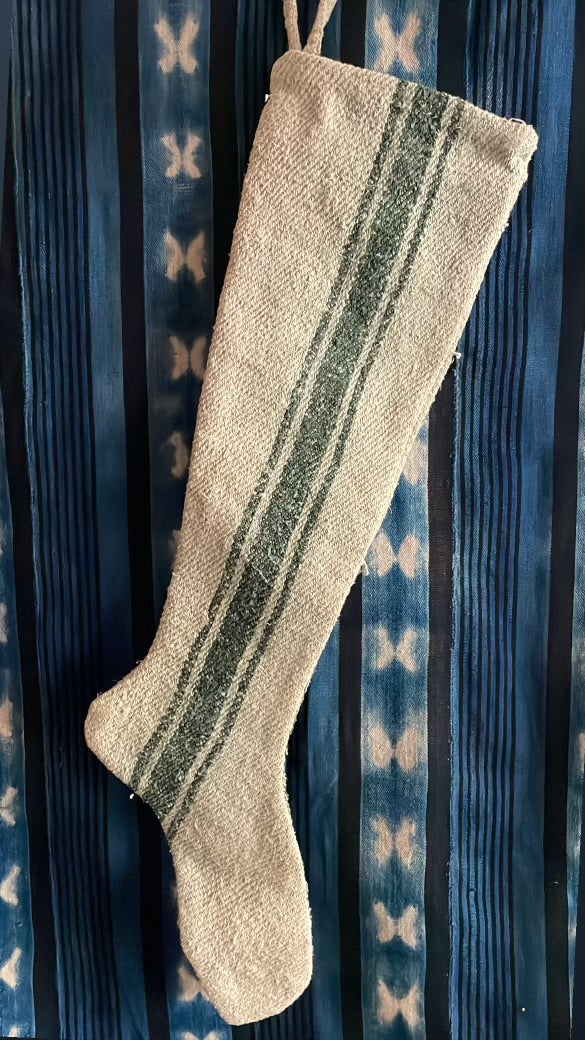 Swedish Christmas Stocking - Antique Fabric