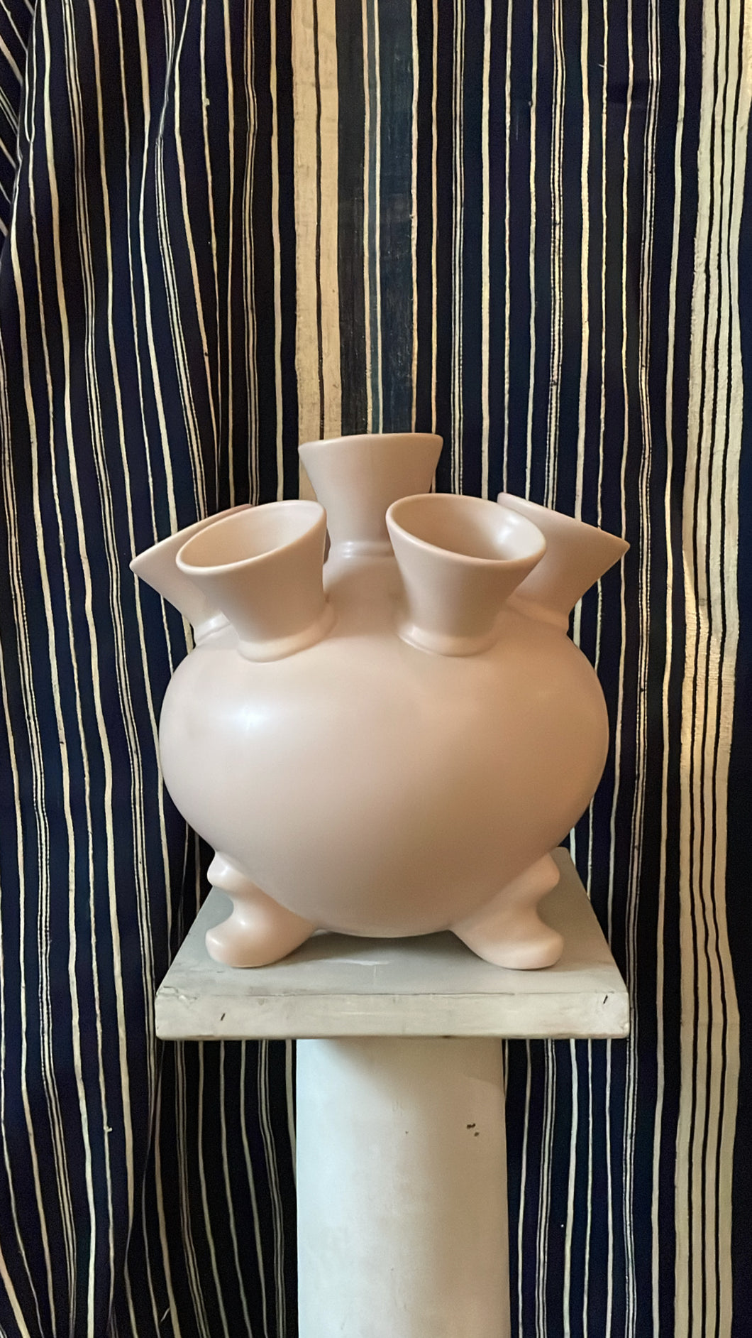 Tulip Vase on Legs Taupe - Extra Large