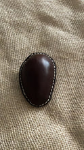 Load image into Gallery viewer, Medium Leather Beach Pebble Paperweight #2
