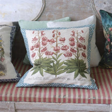 Load image into Gallery viewer, Crown Lily Canvas Cushion - John Derian
