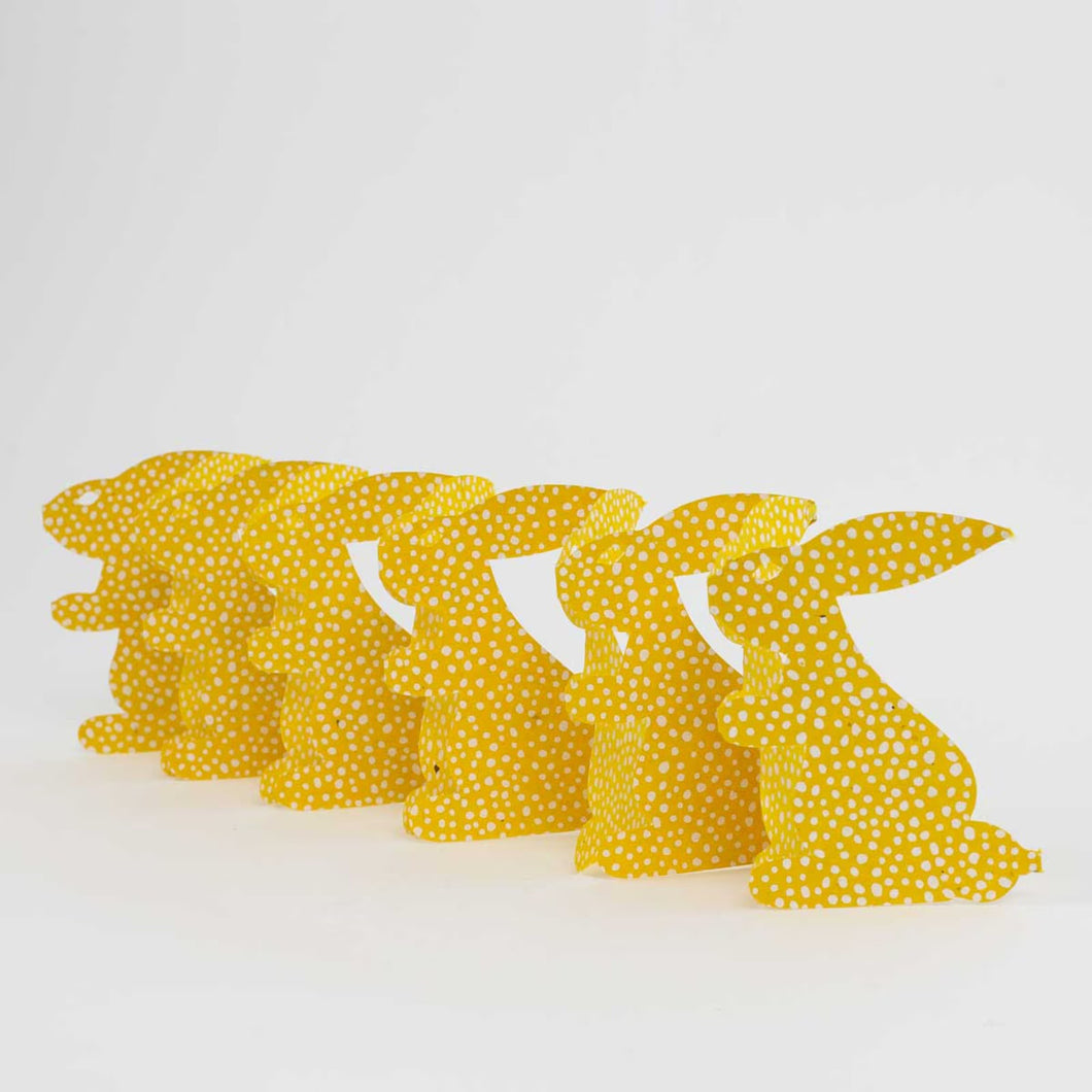 Easter Bunny Decoration, Yellow