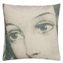 Load image into Gallery viewer, Ellen&#39;s Eyes Parchment Cushion - John Derian
