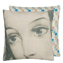 Load image into Gallery viewer, Ellen&#39;s Eyes Parchment Cushion - John Derian
