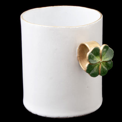 Four-Leaf Clover Ring Cup, Serena Carone - Astier de Villatte