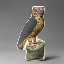 Load image into Gallery viewer, Horned Owl Novelty Plush Pillow - John Derian Company
