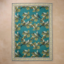 Load image into Gallery viewer, Birds and Acorns Quilted Throw Blanket - John Derian Company
