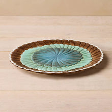 Load image into Gallery viewer, Feathers Stoneware Round Serving Platter - John Derian Company
