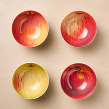 Load image into Gallery viewer, Melamine Apple Dining Bowls: Set of Four - John Derian Company
