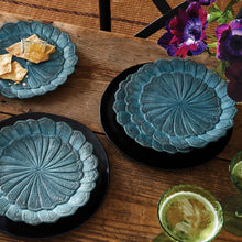 Load image into Gallery viewer, Stoneware Feather Salad Plates: Set of Four - John Derian Company
