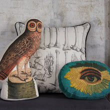 Load image into Gallery viewer, Horned Owl Novelty Plush Pillow - John Derian Company
