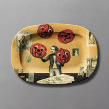 Load image into Gallery viewer, Pumpkin Juggler Rectangle Serving Platter  - John Derian Company
