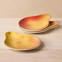 Load image into Gallery viewer, Melamine Pear Shaped Dessert Plates: Set of Four - John Derian Company
