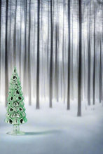 Load image into Gallery viewer, Glass Tree - Winter Green: Medium
