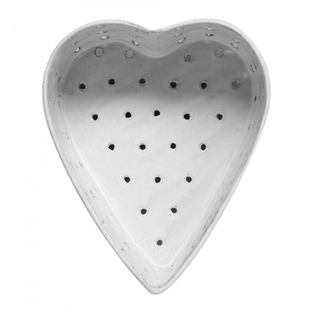 Heart Dish with Holes - Astier de Villatte