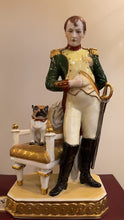 Load image into Gallery viewer, Napoleon Figurine with Pug on Chair
