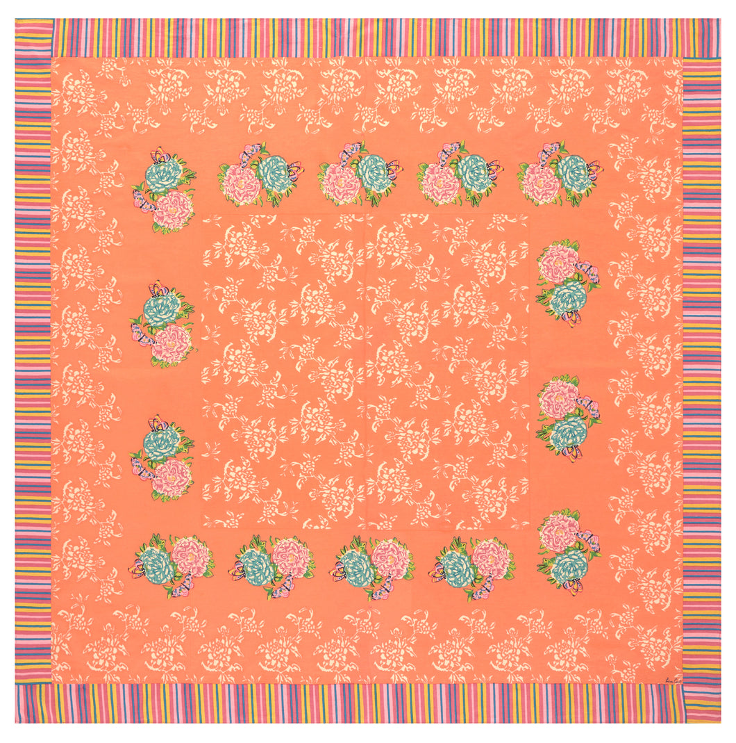 Kandem Queen Peach - Cotton Cloth 180x180 Lisa Corti