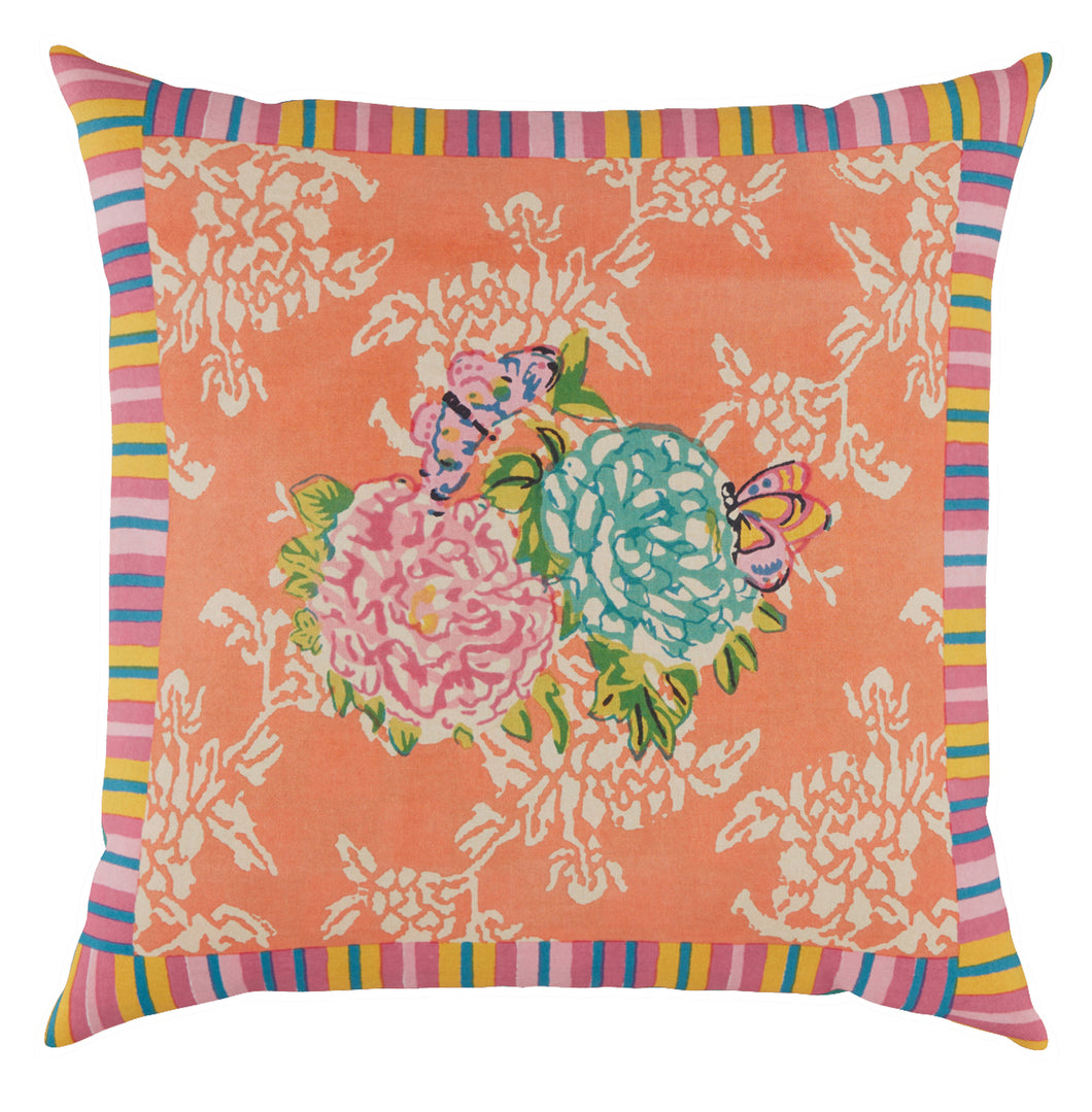 Kandem Queen Peach Pillow with Insert 45x45 - Lisa Corti