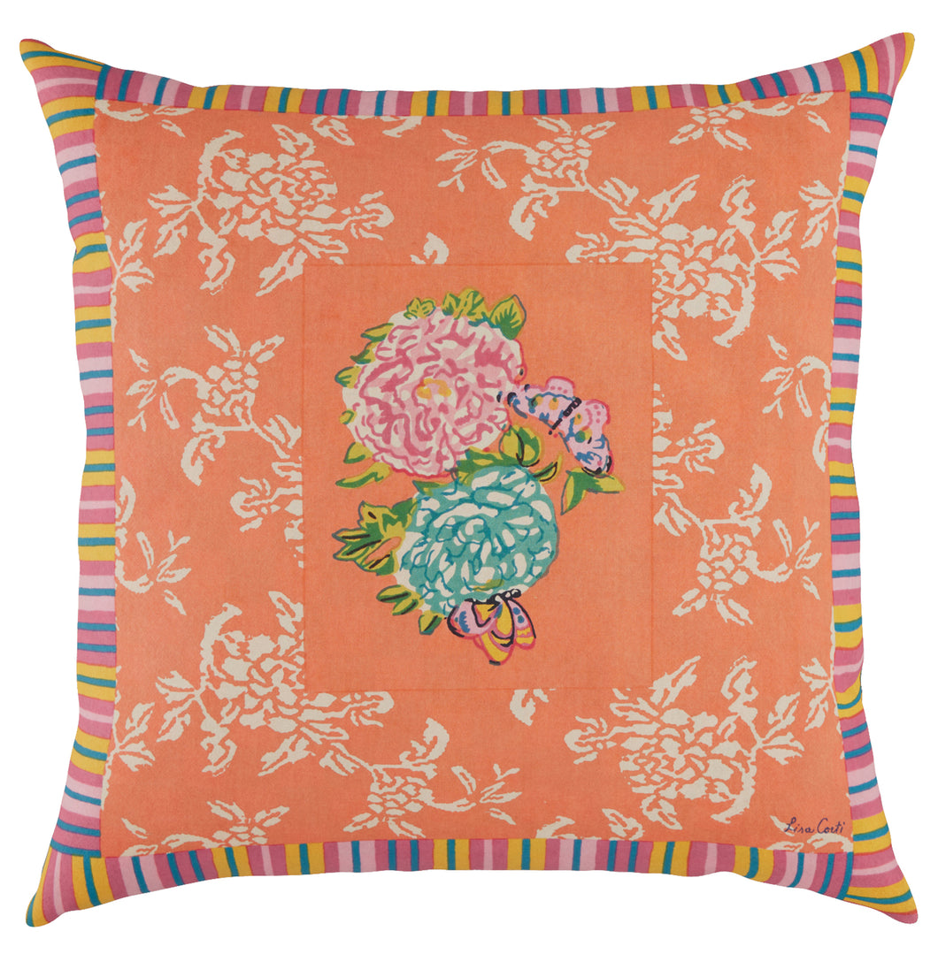 Kandem Queen Peach - Pillow with Insert 60x60 - Lisa Corti