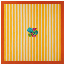 Load image into Gallery viewer, La Veste X Lisa Corti Nizam Stripes Sun Yellow Natural - Cotton Cloth 180x180 Lisa Corti
