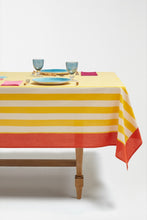 Load image into Gallery viewer, La Veste X Lisa Corti Nizam Stripes Sun Yellow Natural - Cotton Cloth 180x180 Lisa Corti
