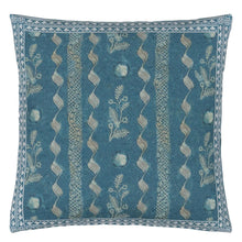 Load image into Gallery viewer, Indigo Circles Cushion  - John Derian
