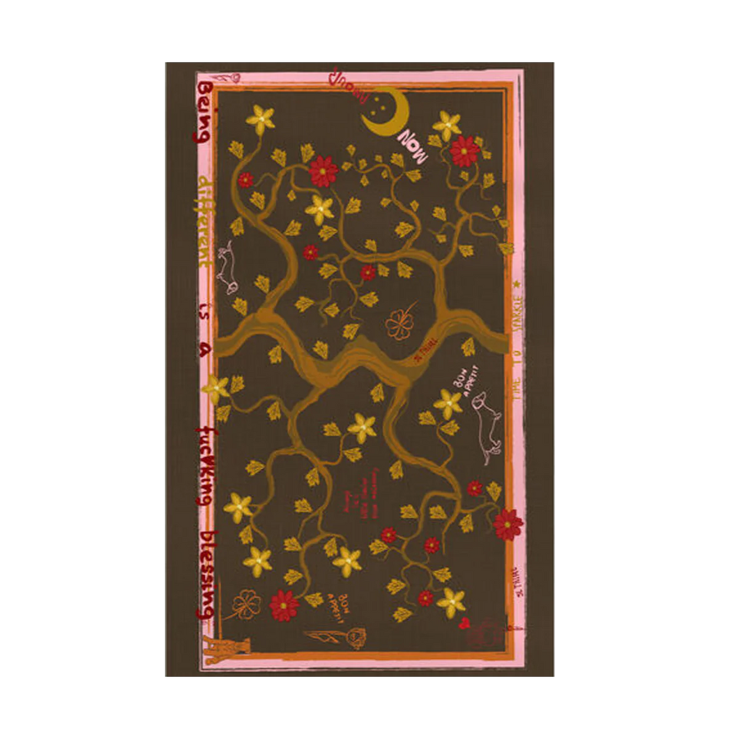 NojiNoji Tree of Life Tablecloth (Brown)