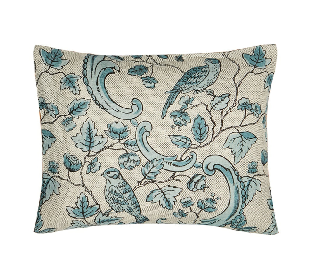 Oiseaux & Feuillage Small Cushion - Antoinette Poisson