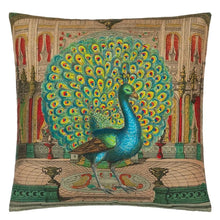 Load image into Gallery viewer, Peacock Emerald Cushion - John Derian
