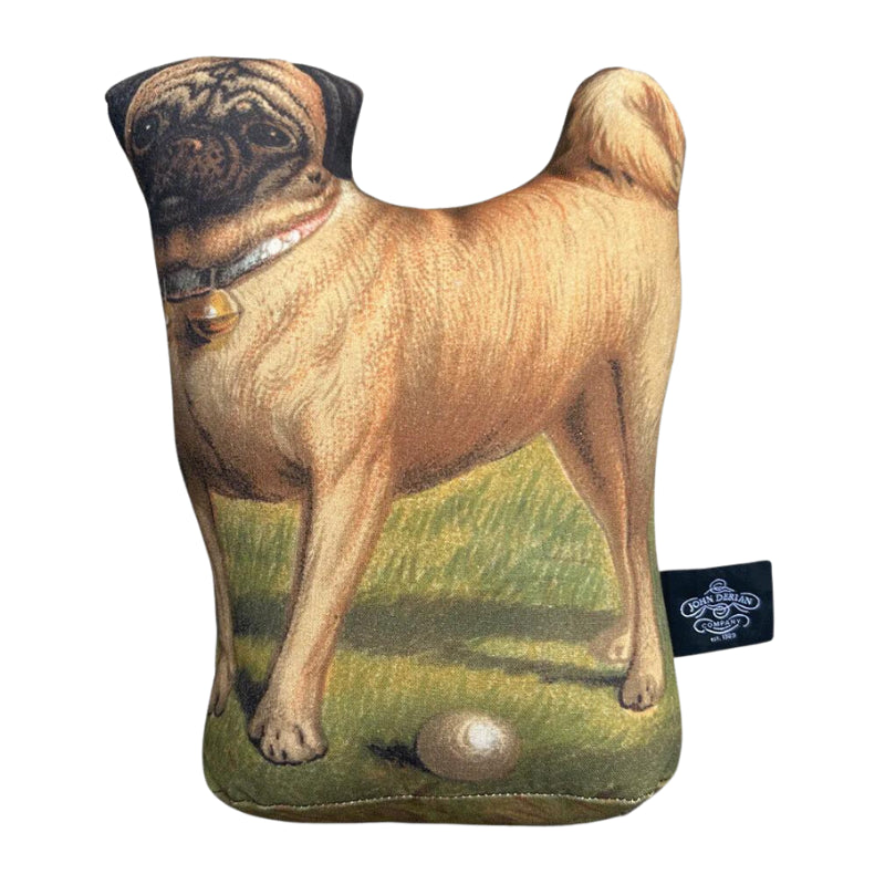 Pug Novelty Pillow - Design Farm for John Derian Company