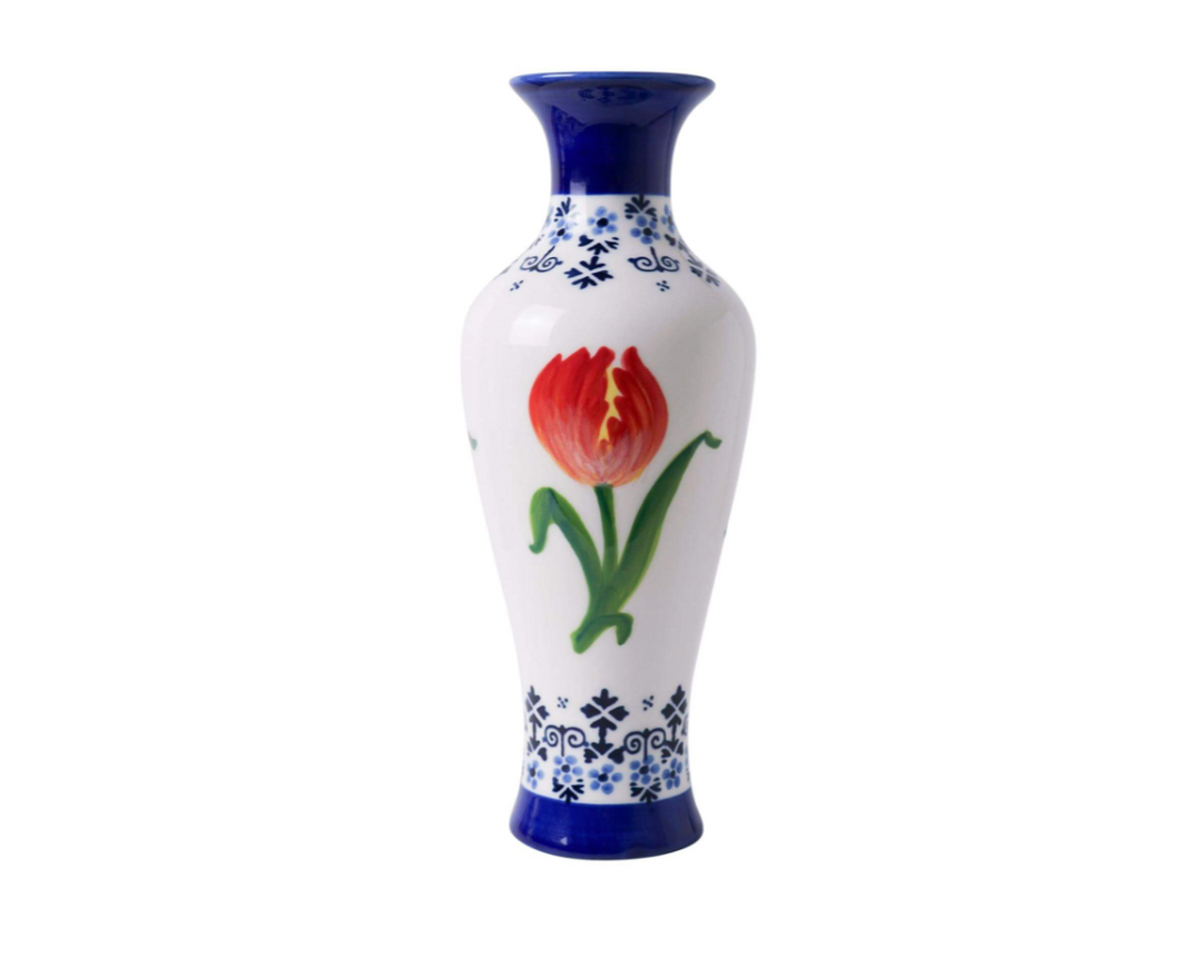 Slim Vase Orange Tulip