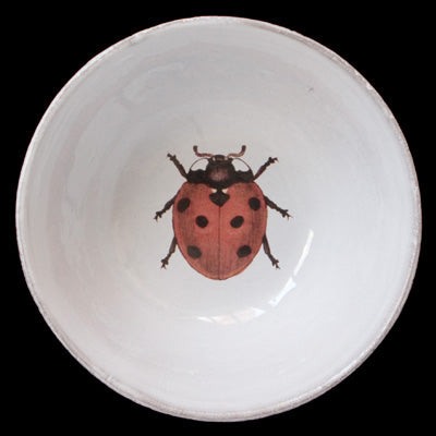 Small Ladybug Soup Plate - Astier de Villatte: Exclusive Pre-Order Item