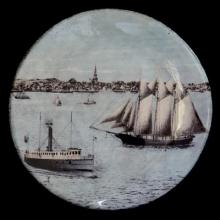 Small Provincetown Port Plate - Astier de Villatte