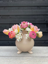 Load image into Gallery viewer, Tulip Vase on Legs Taupe - Extra Large
