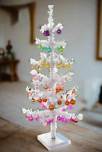 Load image into Gallery viewer, Decorated White Tinsel Tree - Large
