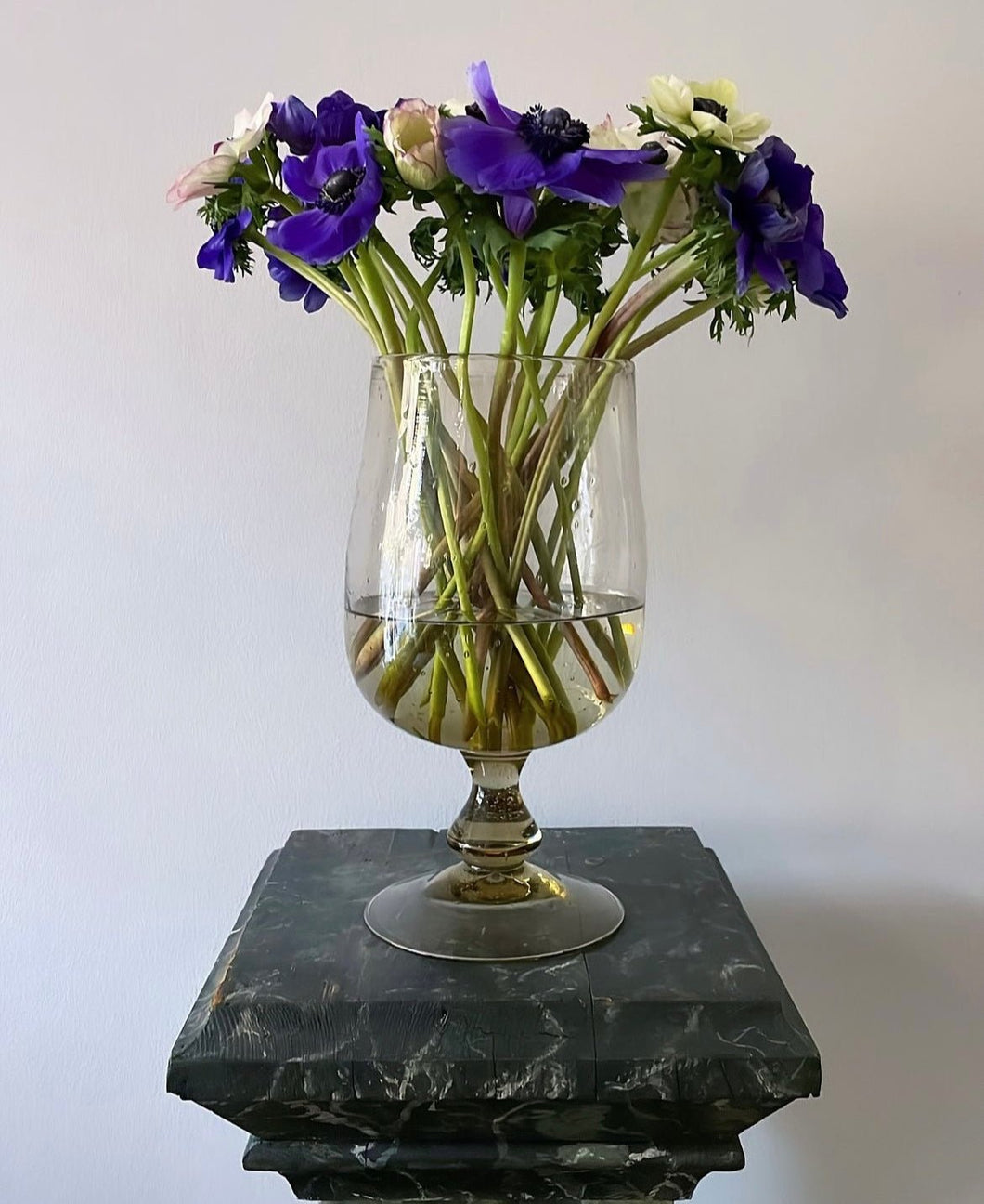 Antique French Glass Vase - Bon Ton goods