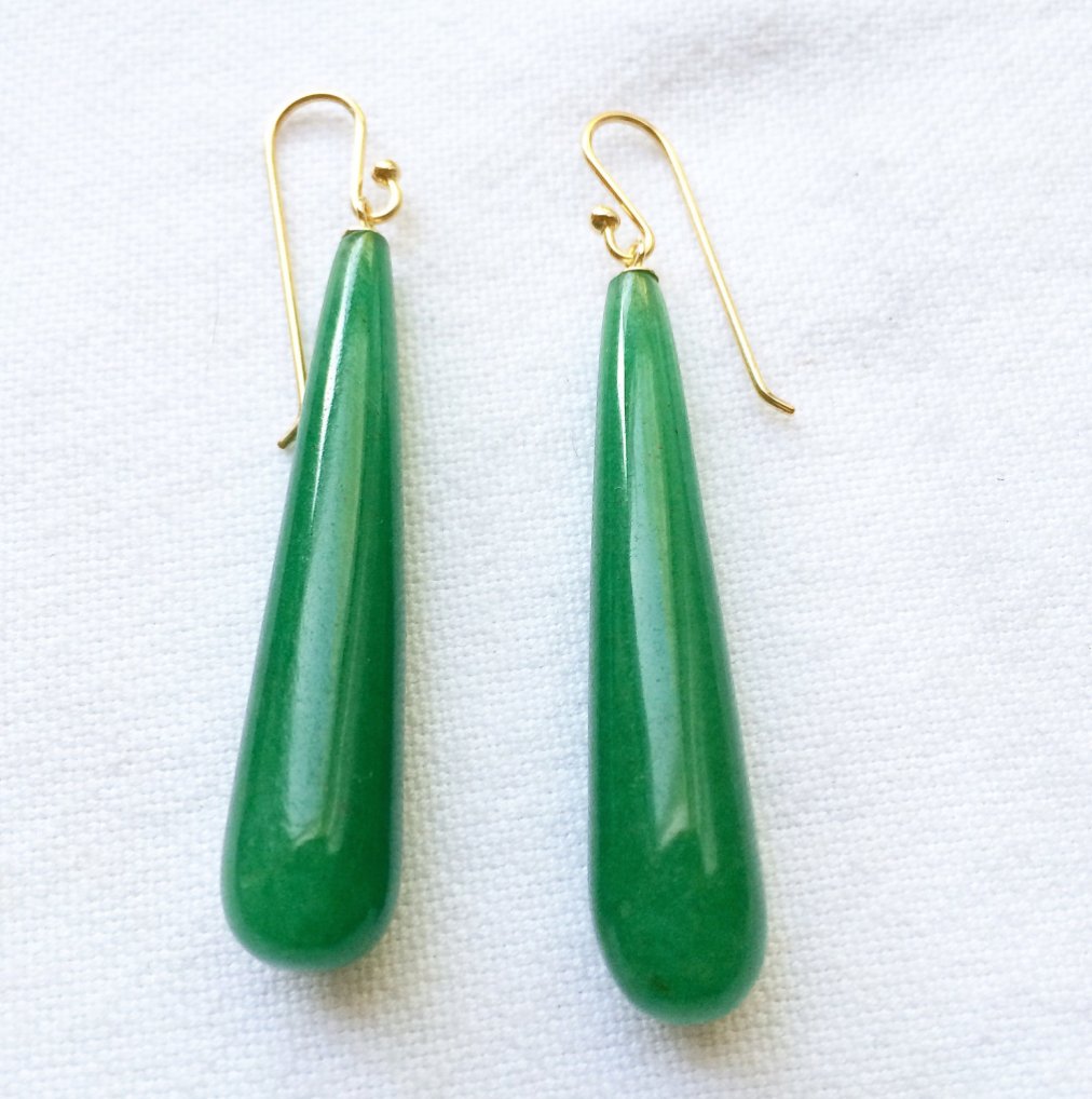 Aventurine Drop Earrings - Bon Ton goods