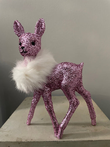 Bambi Rose Lavender with Fur - Bon Ton goods